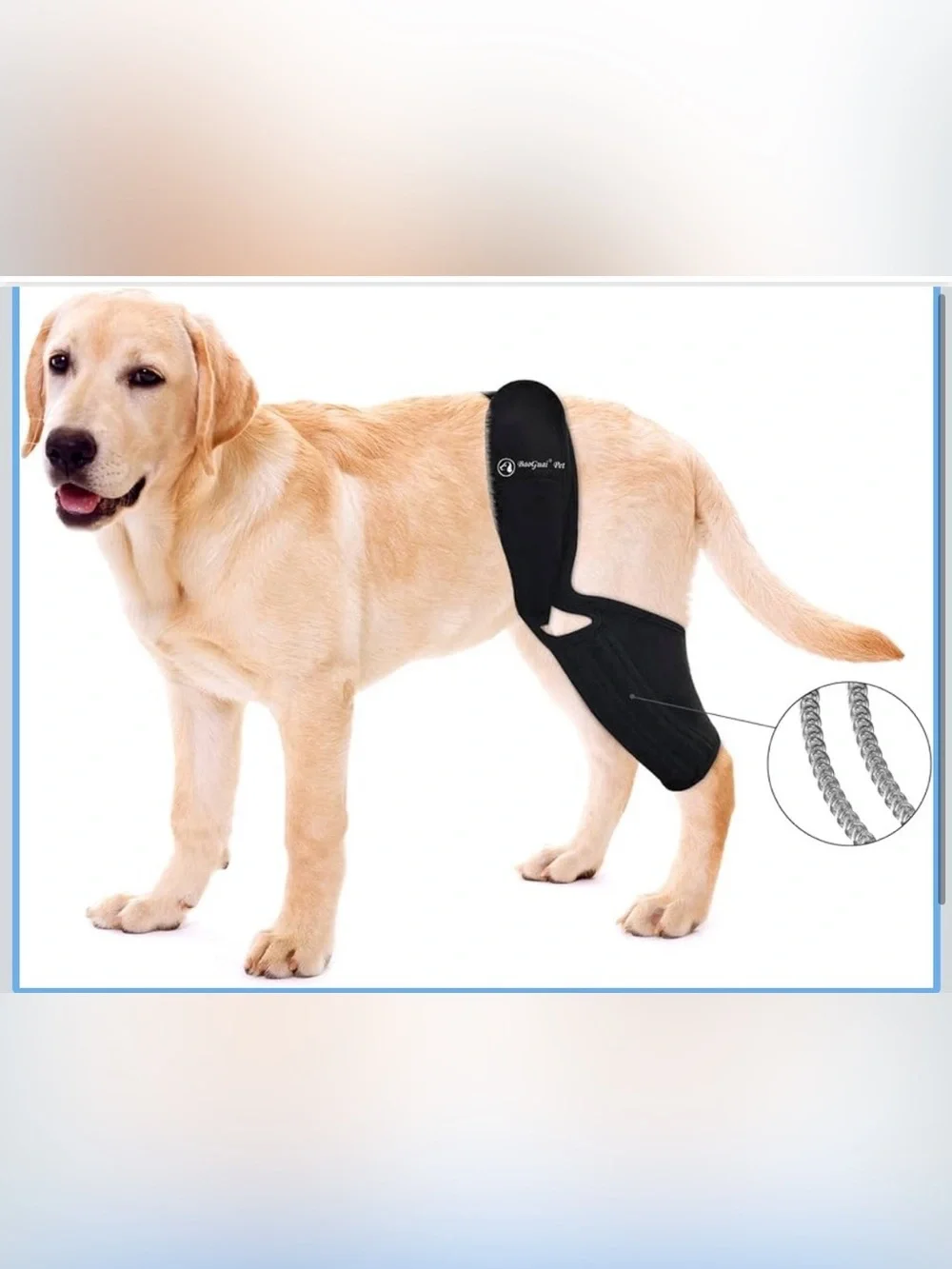 Knee Brace for Dogs ACL with Side Stabilizers,Knee Cap Dislocation S-1090/bb6